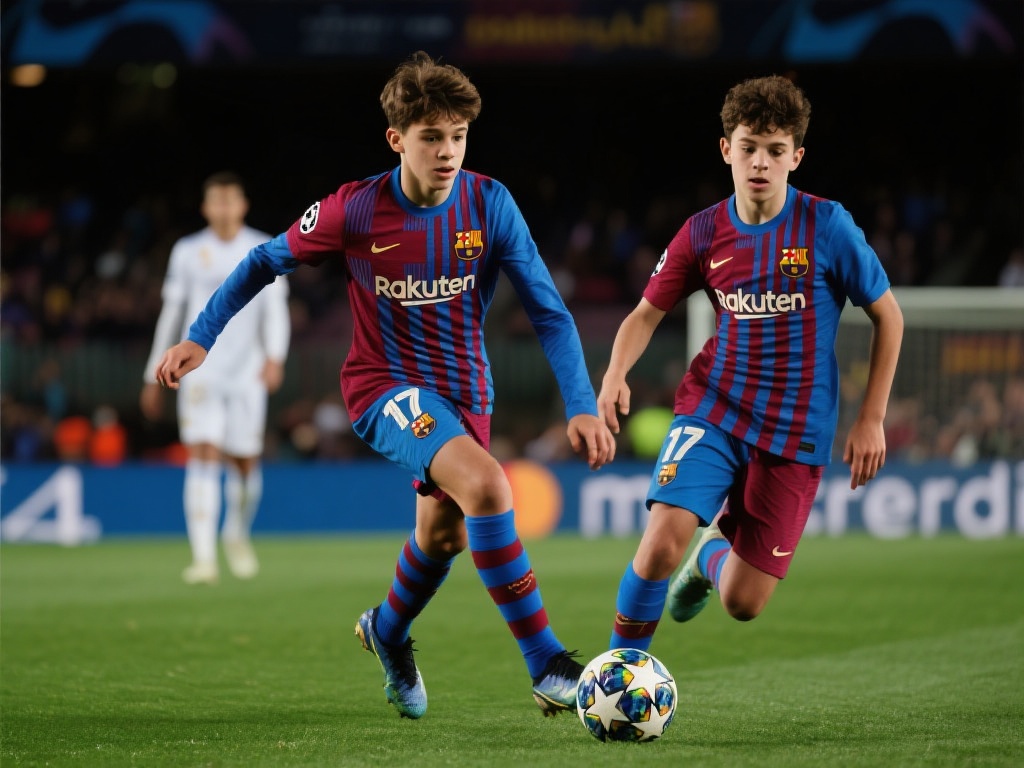 巴萨17岁天才轰动足坛:17场5球10助创25年纪录 通过17场比赛5球10助攻的稳定输出,这