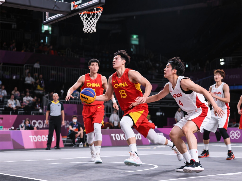 在三人篮球领域，中国队近年来以迅猛的上升